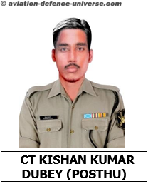 Constable Kishan Kumar Dubey of 119 Bn BSF