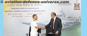 Cochin Shipyard Ltd. Delivers IAC Vikrant to Indian Navy