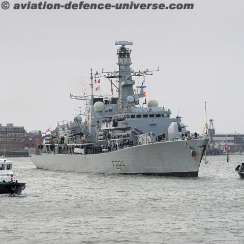 A frigate fit for a Queen: HMS Lancaster