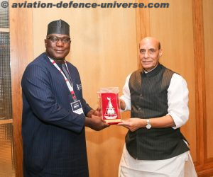 Defence Minister Rajnath Singh held bilateral meetings  with his counterparts from AFRICA
