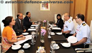 Defence Secretary conducts bilateral meetings ahead of DefExpo 2022