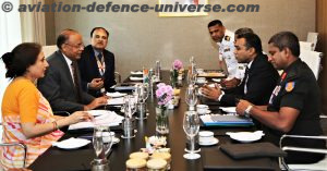 Defence Secretary conducts bilateral meetings ahead of DefExpo 2022