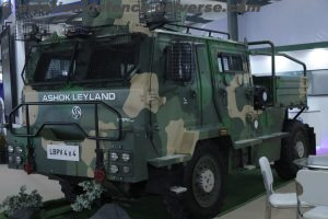 Ashok Leyland showcase* at the DefExpo India 2022