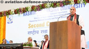 Defence Minister stresses on security studies at Rashtriya Raksha University convocation