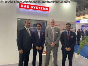 From Left to Right - Ravi Nirgudkar, Managing Director, BAE Systems - India, Bangladesh, Sri Lanka; Sachin Agarwal, Chairman & Managing Director, PTC Industries; Paul West, India Industrialization Director, BAE Systems; Bharat Sharma, M777 Commissioning Lead, BAE Systems