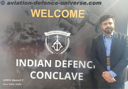 Brijesh Miglani, Strategist, Forcepoint speaking to Chaitali Bag ADU at Indian Defence Conclave 2022