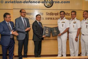 Indian Navy takes delivery of Y 12705 (Mormugao) the second ship of Project 15B