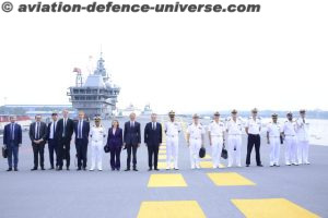 Mr Sébastien Lecornu, French Minister of Armed Forces visited the Indigenous Aircraft Carrier INS Vikrant