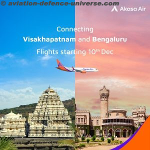 Akasa Air forays into Andhra Pradesh, announcing Visakhapatnam as the tenth destination on its network