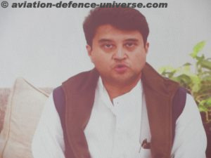 Jyotiaditya Scindia Minister of Civil Aviation