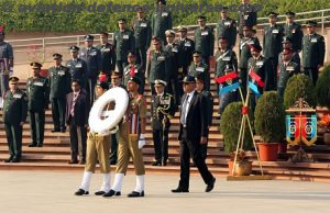 NCC to celebrate 74th anniversary of its raising; Defence Secretary pays homage to the fallen heroes at National War Memorial