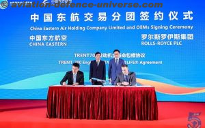 Rolls-Royce and China Eastern Airlines have signed a TotalCare® Life service agreement