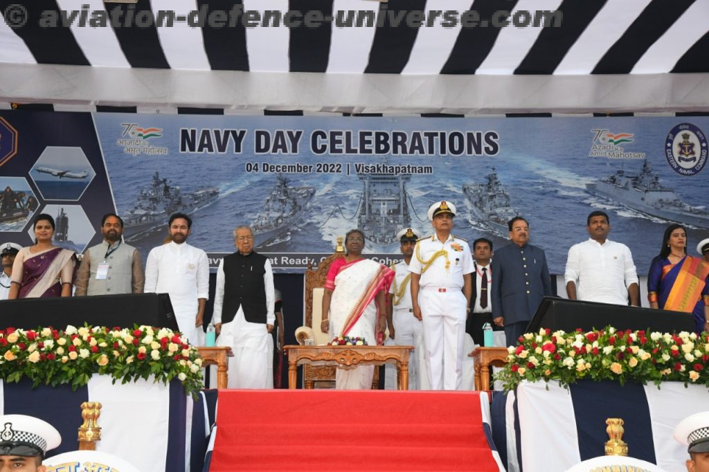 Indian Navy Day 2022 at Vishakhapatnam