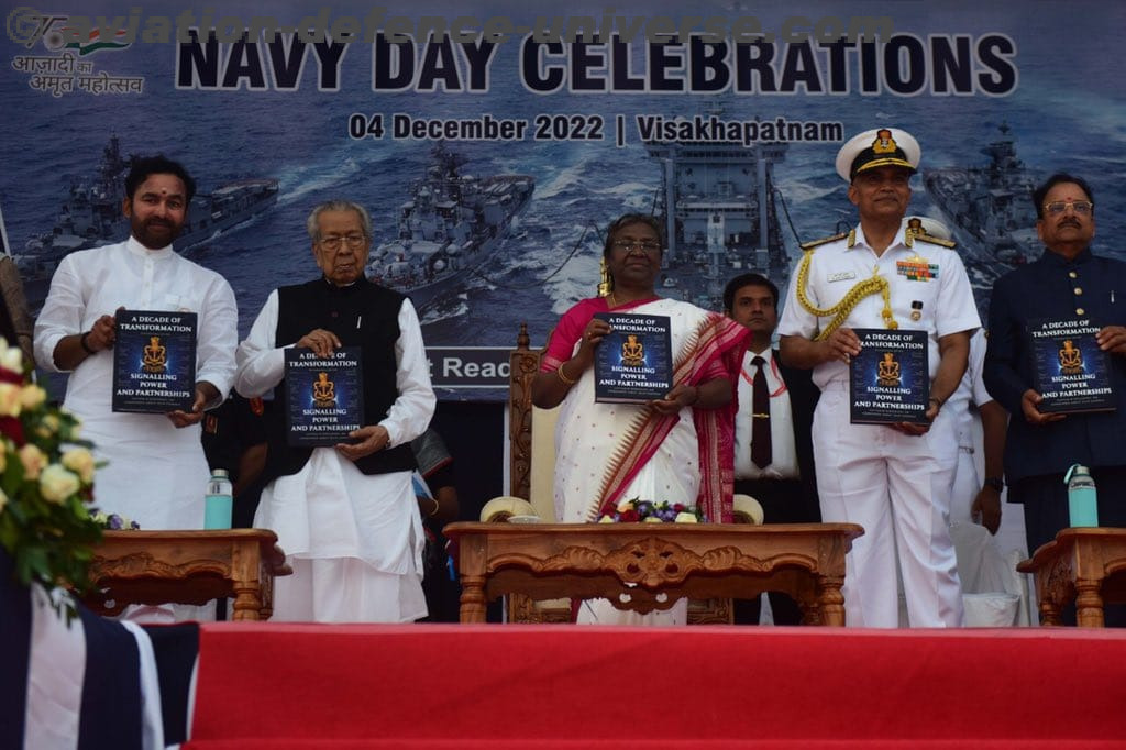 Indian Navy Day 2022 at Vishakhapatnam