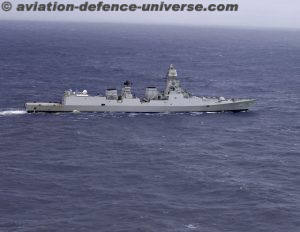 Mormugao, a P15B stealth guided missile destroyer