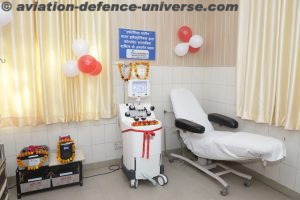 The Apheresis machine installed by BEL-Ghaziabad at the blood bank of MMG District Hospital, Ghaziabad.