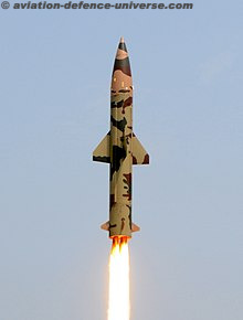 Short-Range Ballistic Missile Prithvi-II