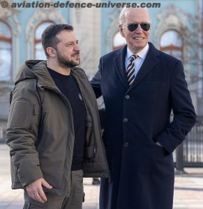 President Volodymir  Zelensky And President joe Biden