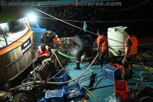 Indian Coast Guard rescues six fishermen from a flooding fishing boat off Gujarat coast