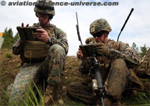 U.S. Marine Corps with Expeditionary Network Communications Technology