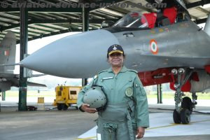 The President of India, Smt. Droupadi Murmu at the Tezpur Air Force Station, in Assam on April 8, 2023