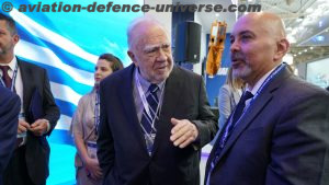 Mr. Sokratis Kokkalis, at the company's exhibition stand at DEFEA