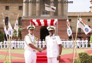 Vice Admiral Priyantha Perera Commander of Sri Lankan Navy in India