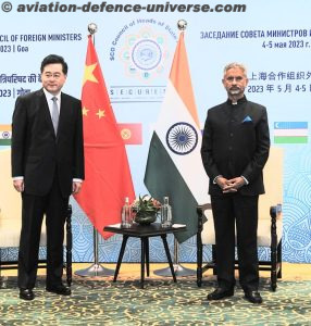 Chinese foreign minister  and indian foreign minister