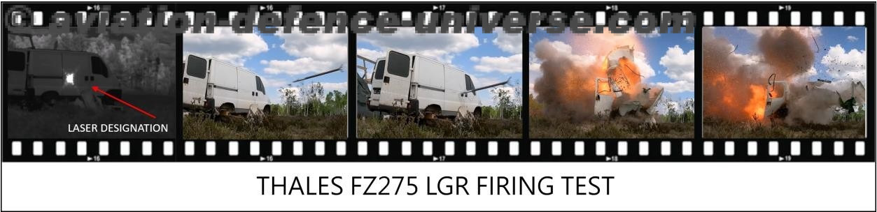 Thales FZ275 LGR firing test