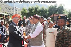 Warm hand shake with the then COAS Gen VP Malik (Retd.)