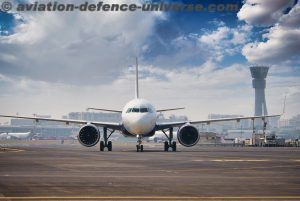  latest commercial aircraft taxiing out from an airport in India