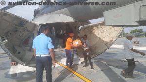 IAF CONTINUES RELIEF OPERATIONS IN FLOOD AFFECTED STATES