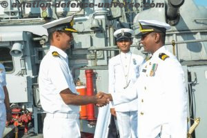 INS Khanjar reaches Srilankan port of Trincomalee