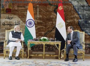 Modi met Egyptian President El-Sisi