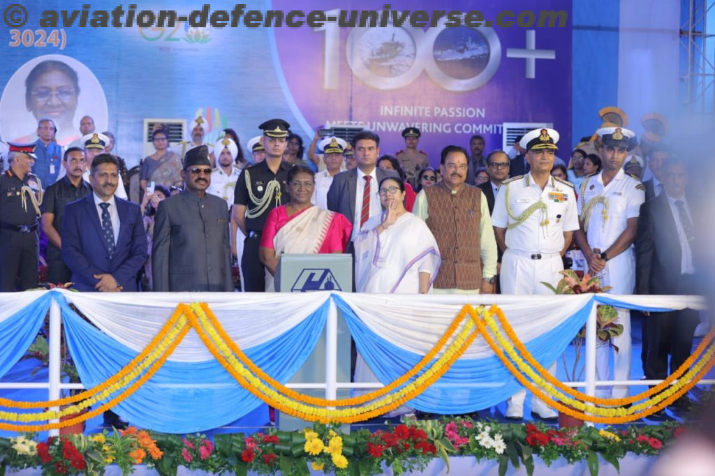 Hon’ble President of India Mrs. Droupadi Murmu launched INS Vindhyagiri
