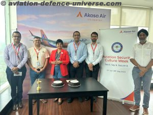 Akasa Air celebrates Aviation Security Culture Week with.  Bureau of Civil Aviation Security