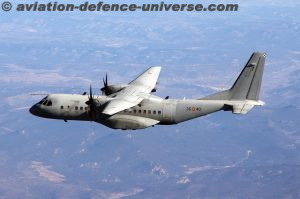 Spanish Air Force C-295s with ALR-400 Radar Warning Receivers & EW Controls