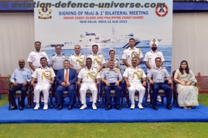 Indian Coast Guard signs MoU with Philippines Coast Guard 