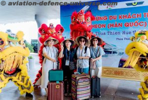  Korean tourists have been transported to the newly-launched terminal at Phu Bai International Airport 