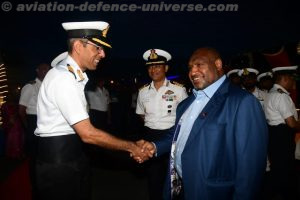 Indian Navy hosts PM of Papua New Guinea on its visiting ships
