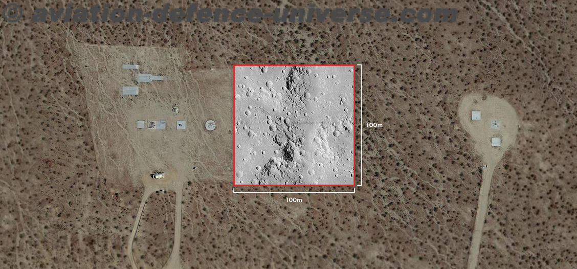 A sample rendering of Astrobotic's Lunar Surface Proving Ground in Mojave