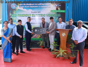 GRSE enhances its commitment to greener commutes by introducing an Electric Vehicle Fleet