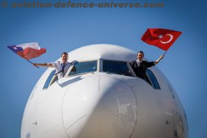 Turkish Airlines begins its flights to Santiago
