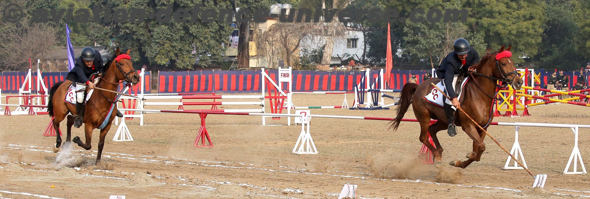 Horse show by cadets taking part in NCC Republic Day Camp 2025
