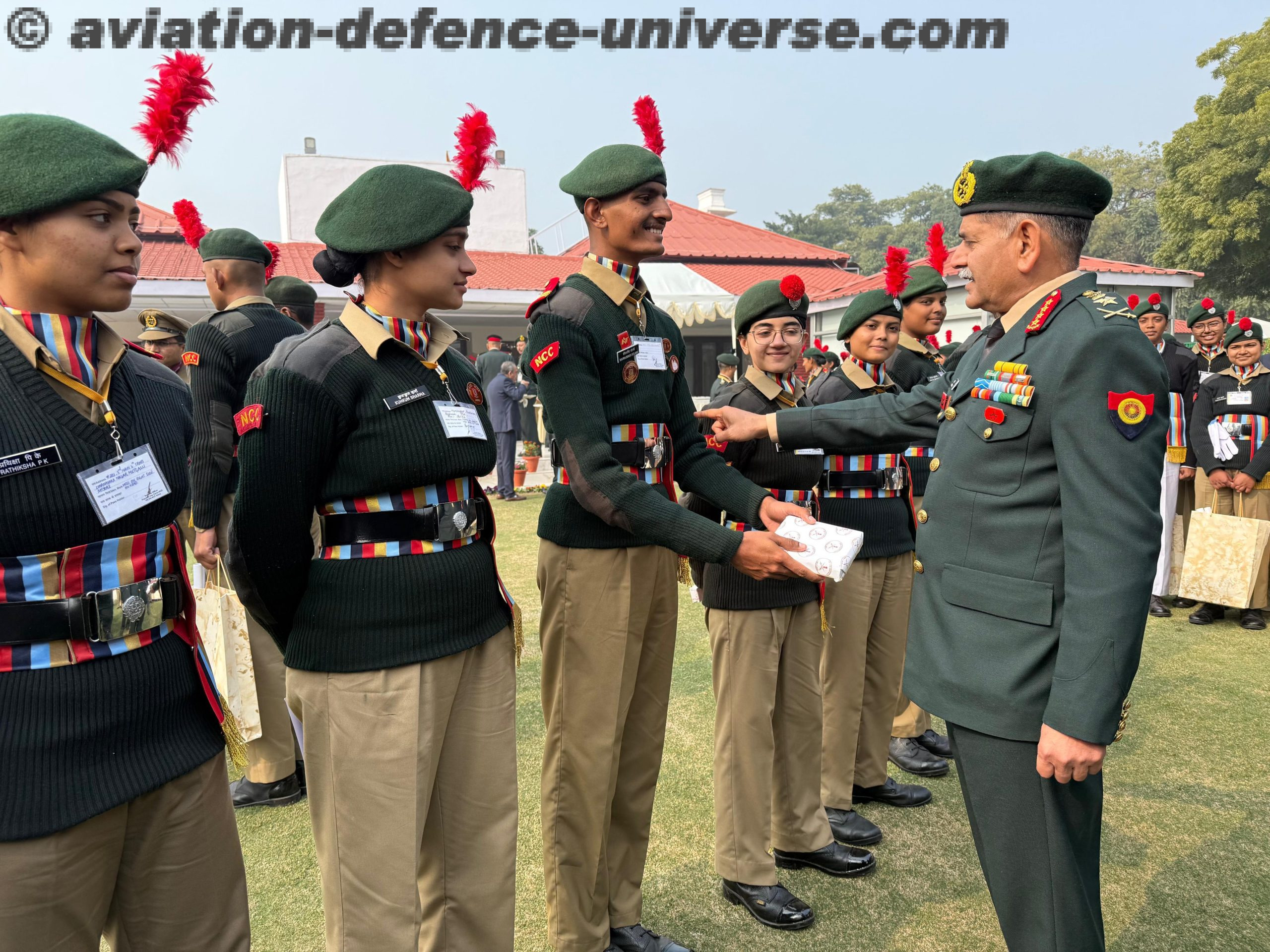 COAS Hosts ‘At Home’ Event for NCC Cadets at Army House