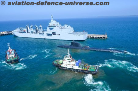 The French Carrier Strike Group, led by the nuclear-powered aircraft carrier FNS Charles de Gaulle