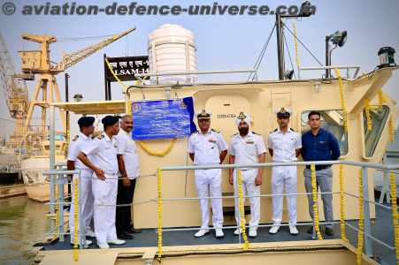 seventh Missile Cum Ammunition Barge (MCA) Barge, LSAM 14 (Yard 82)
