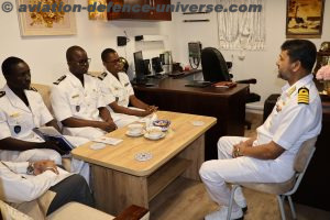 INS Tushil arrived at Dakar, Senegal