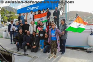 INSV Tarini Sets Sail from Lyttelton for Navika Sagar Parikrama II