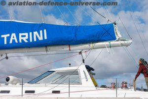 The Indian Naval Sailing Vessel (INSV) Tarini left Lyttelton Port